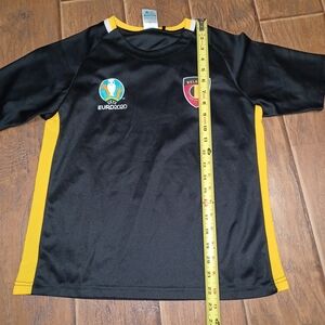 Kids Black and Yellow Soccer Jersey